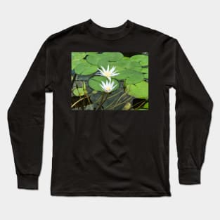 Blue Nile Waterlilies Long Sleeve T-Shirt